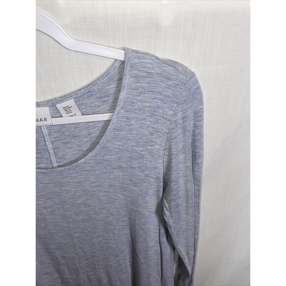 Kenar Casual Tunic Women’s Size Medium Gray Long Sleeve Round Neck - Picture 4 of 12